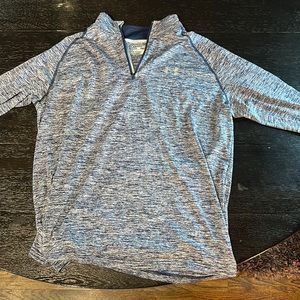 Blue and Gray under armour althetic quarterzip